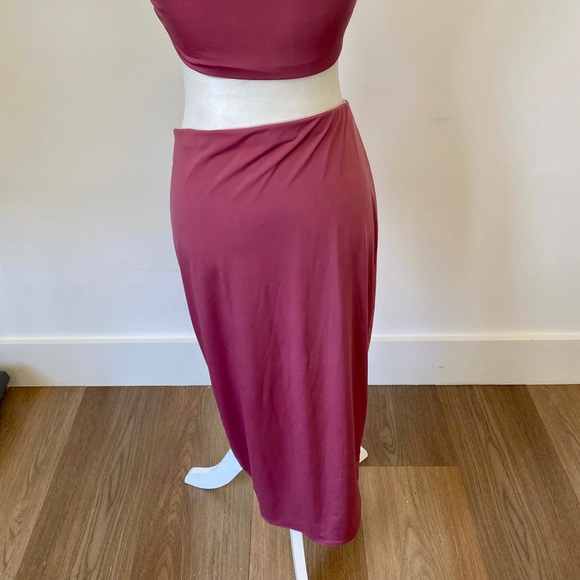 Pink 2 Piece Maternity Set - Picture 2 of 4